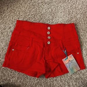 High waist women's shorts